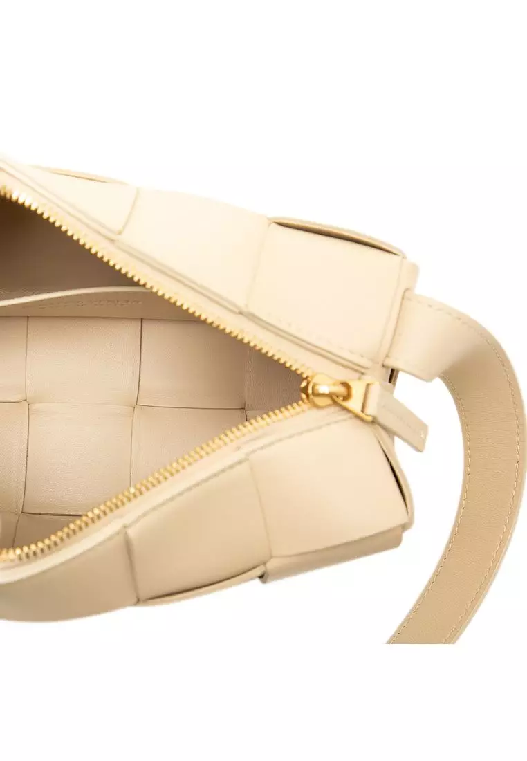 Pre-Loved Bottega Veneta Small Nappa Intrecciato Brick Cassette