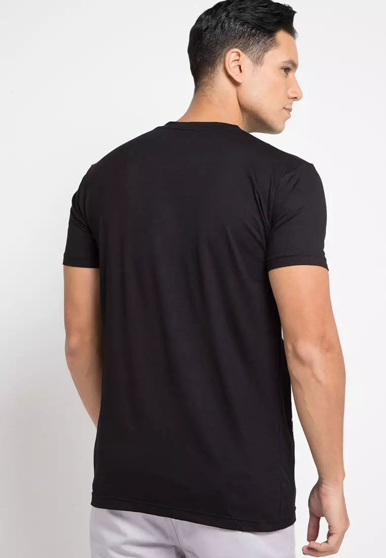 Nade NT235F nade big star waist T-shirt anti kusut Hitam