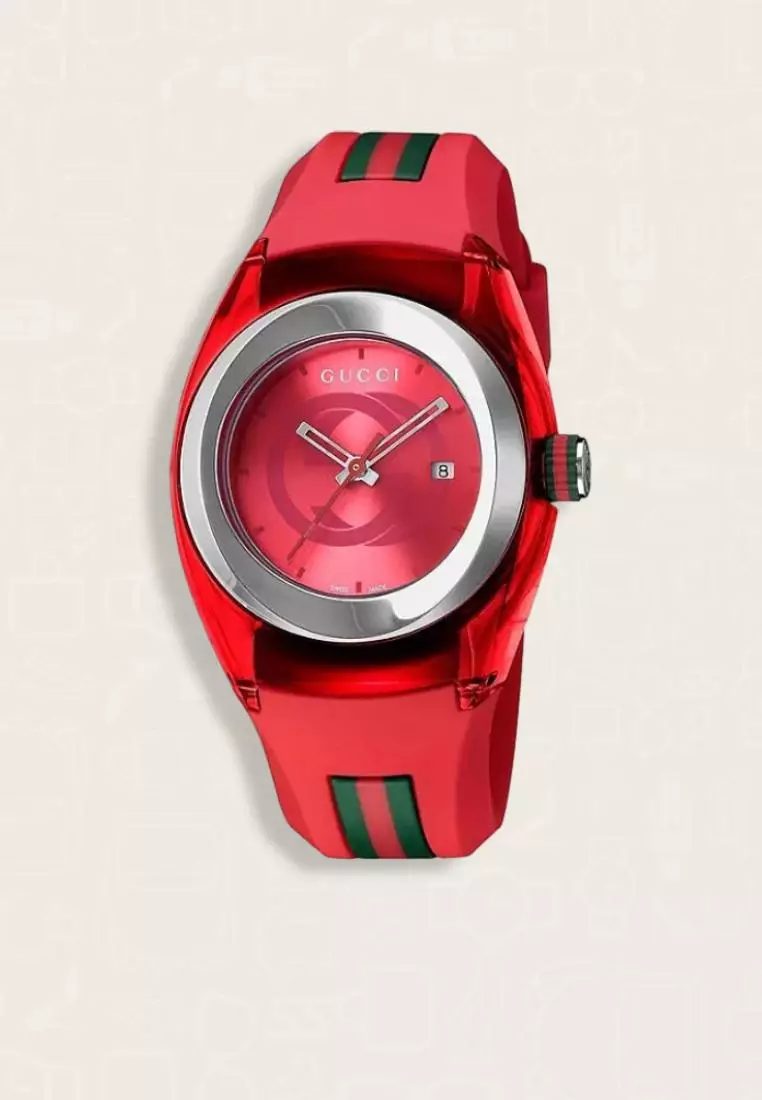 Gucci sync on sale watch red