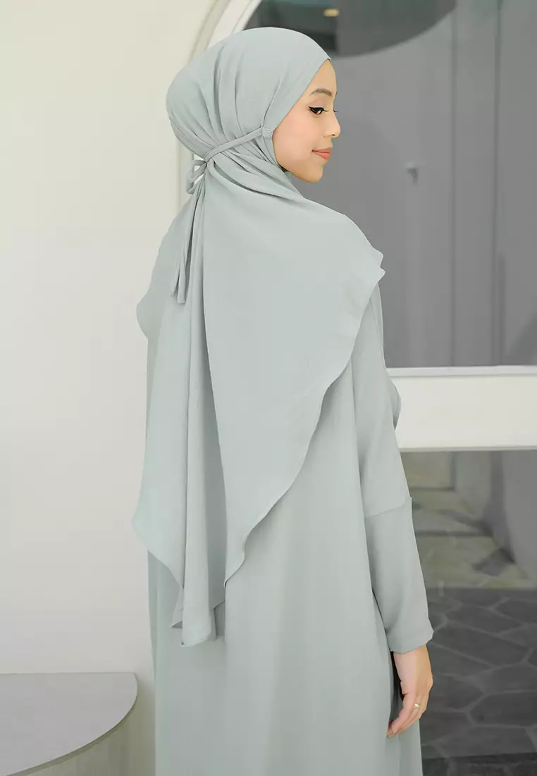 Hafsha Abaya Set Sage