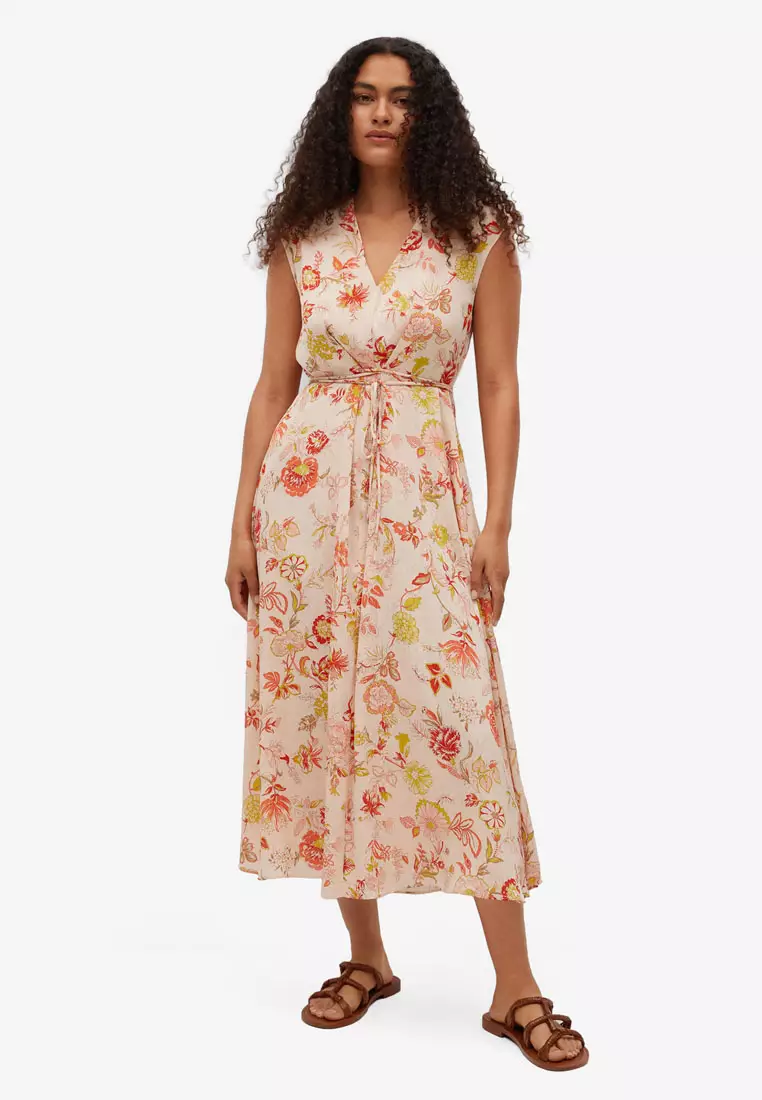 Mango floral 2024 vintage dress