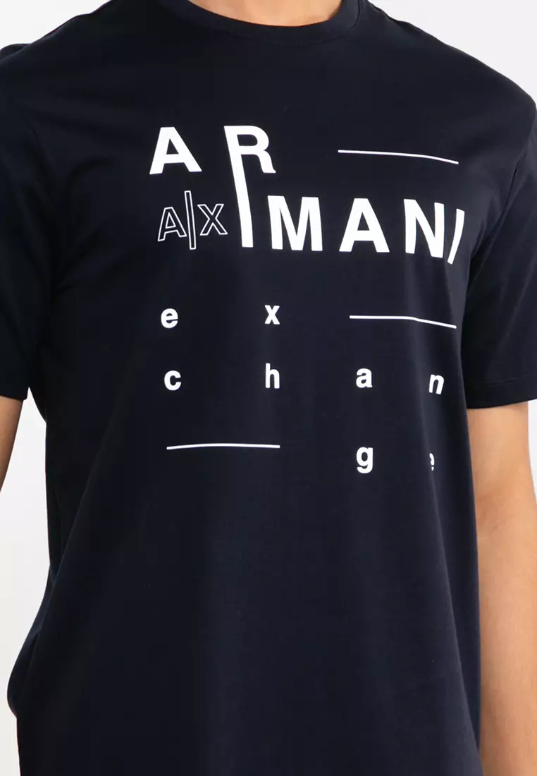 Mens black sale armani shirt