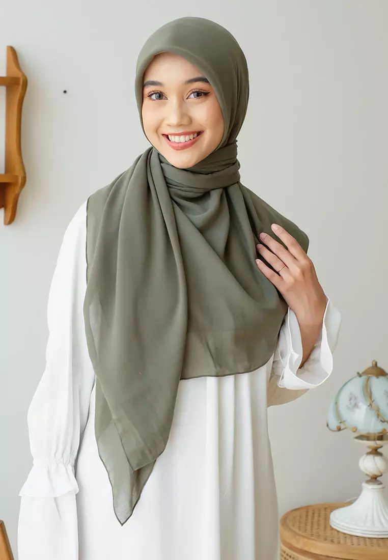 Mima Square Syari Moss Green