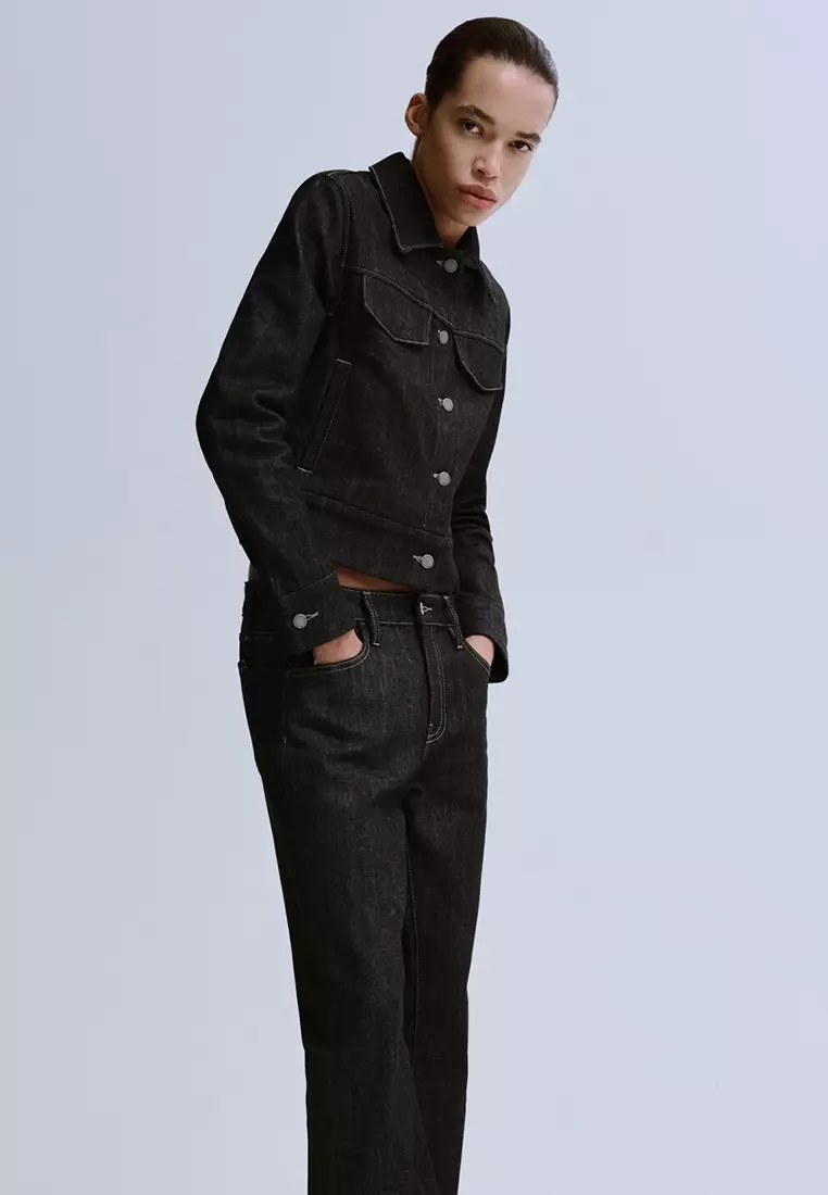 Mid-Rise Flared Jeans