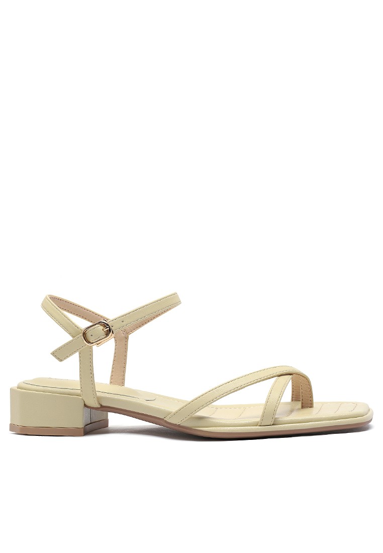 3CM Strap Mid Heel Toe Sandal 221-5