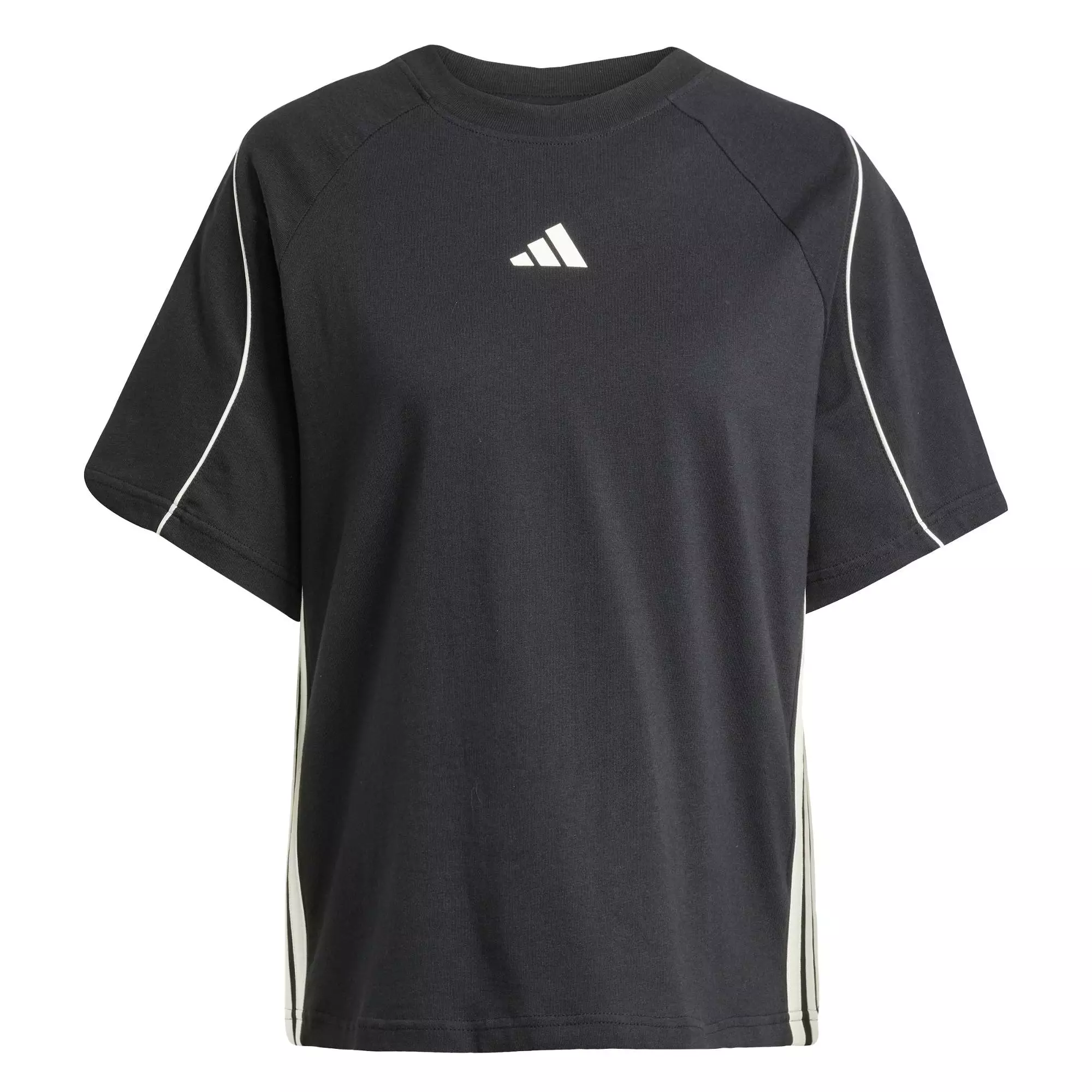 Lifestyle Stadium 3-Stripes Tee Women Black JV7009