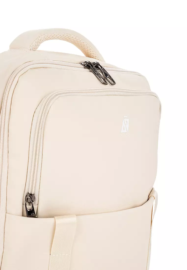 Buy Traveli TVL-6104 Porcelain Beige Backpack 2026 Online | ZALORA ...