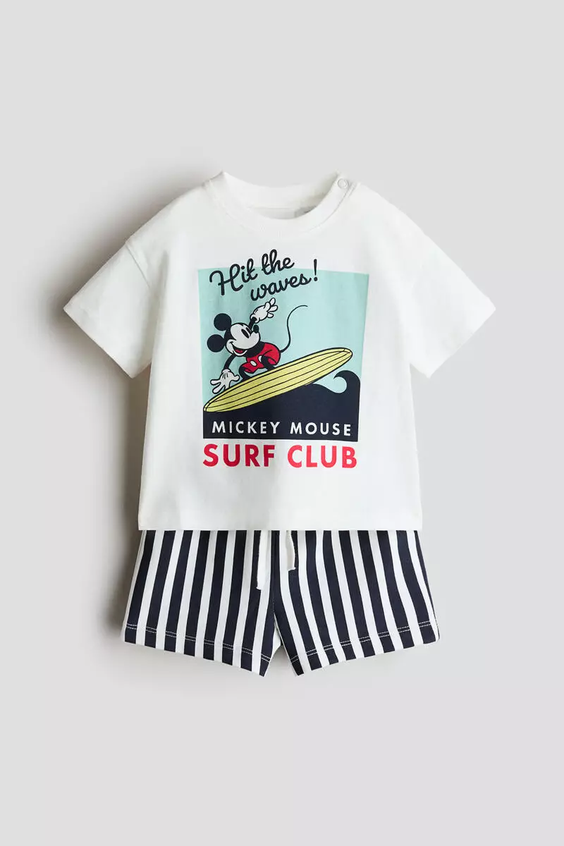 2-piece printed set