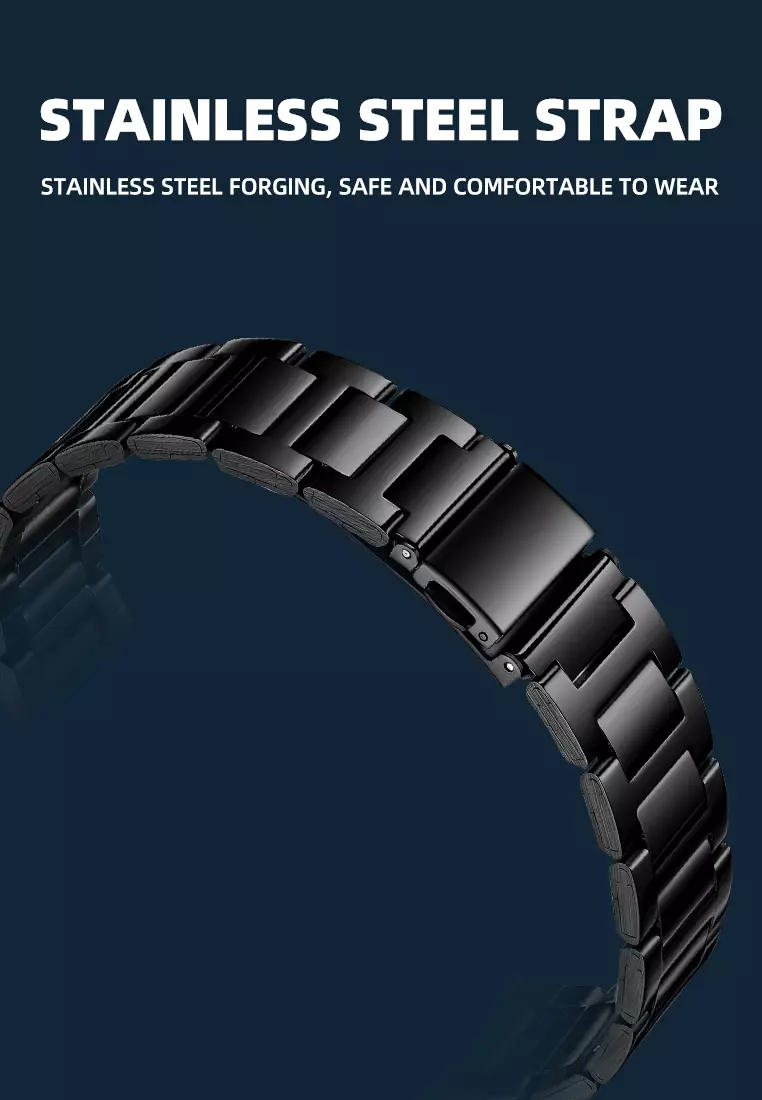 Jam Tangan Pria Bisnis Display Kuarsa 3ATM Anti Air Tali Stainless Steel Jam Tangan Cowok