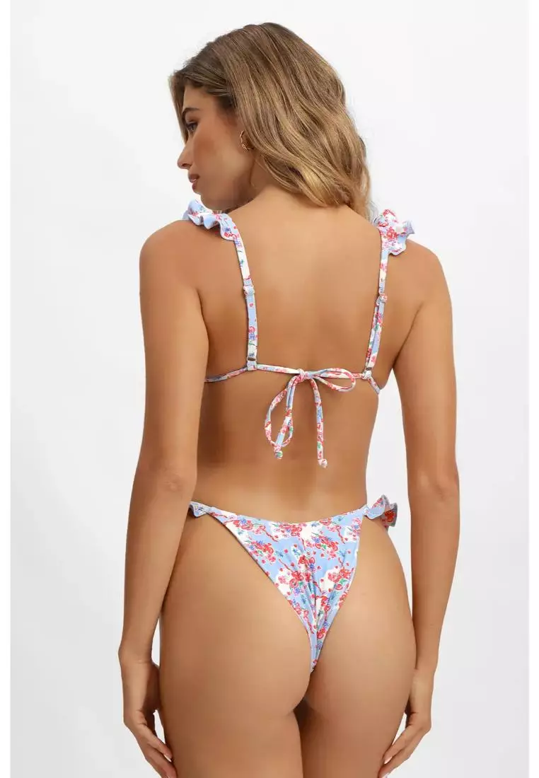 Tessa Triangle Bikini Top / Summer Berries Final Sale