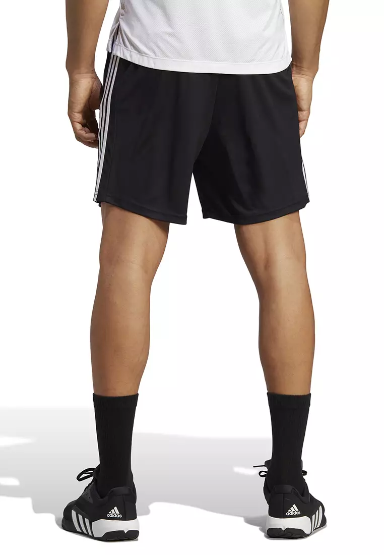 train essentials piqué 3-stripes training shorts