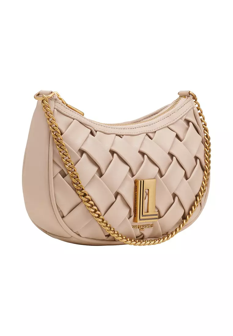 Karl Lagerfeld Lafayette Tonal Small Shoulder Bag - Black