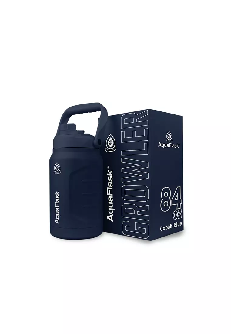 84oz Growler V2 Cobalt Blue Wide Mouth Water Bottle