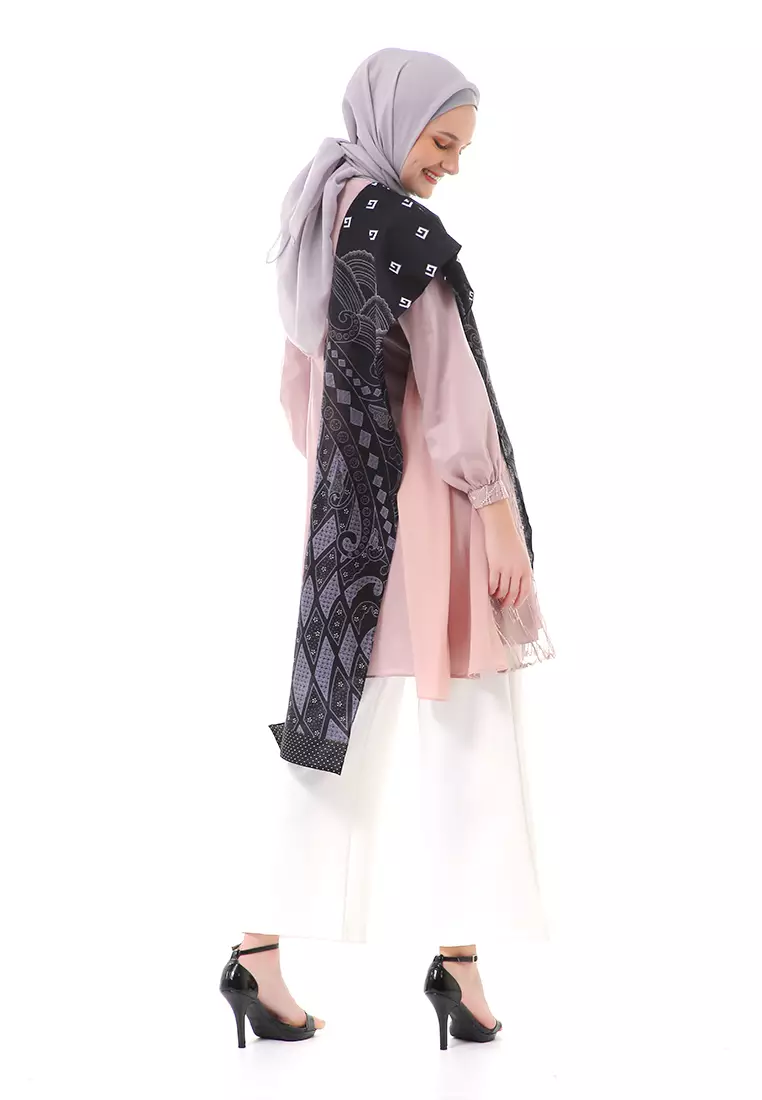 Zakila Tunik Batik Atasan Wanita Couple Series High Quality - Rose Gold