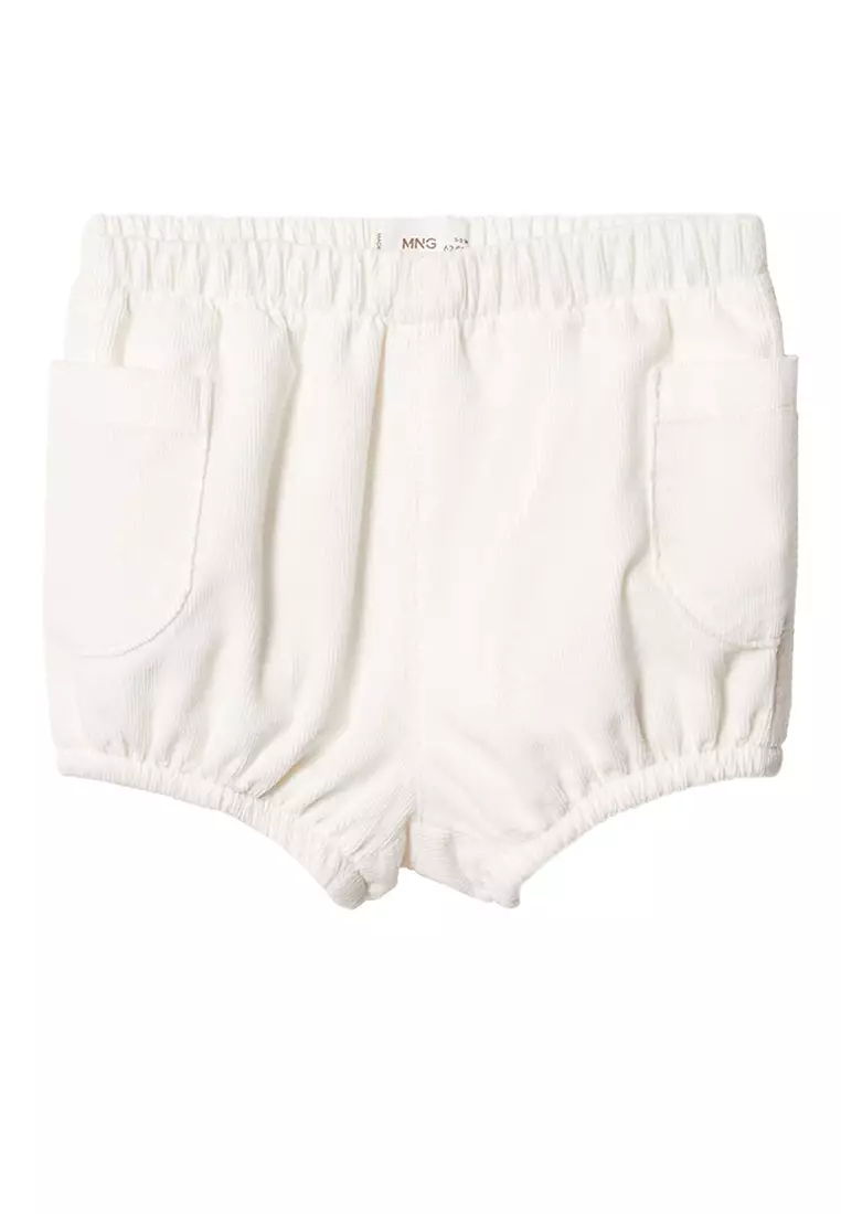 White sale corduroy shorts