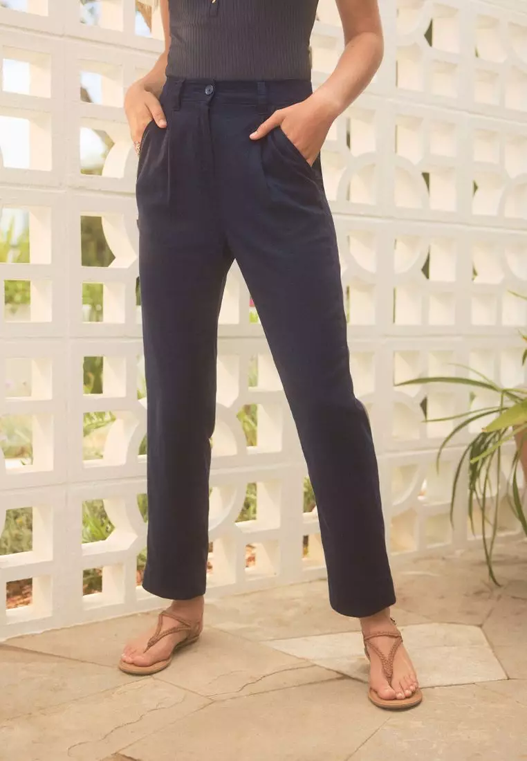 Next womens sale linen trousers