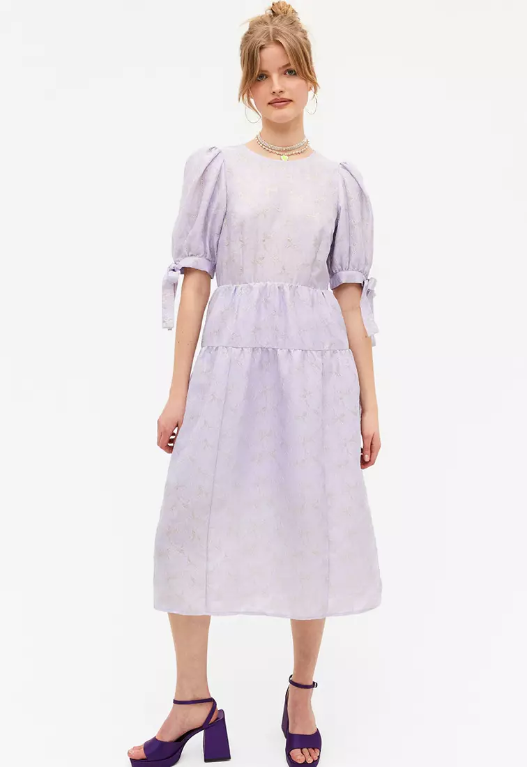 Buy Monki Jacquard Midi Dress 2024 Online | ZALORA Philippines