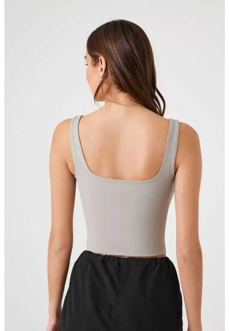 Buy FOREVER 21 Contour Cropped Tank Top 2024 Online ZALORA