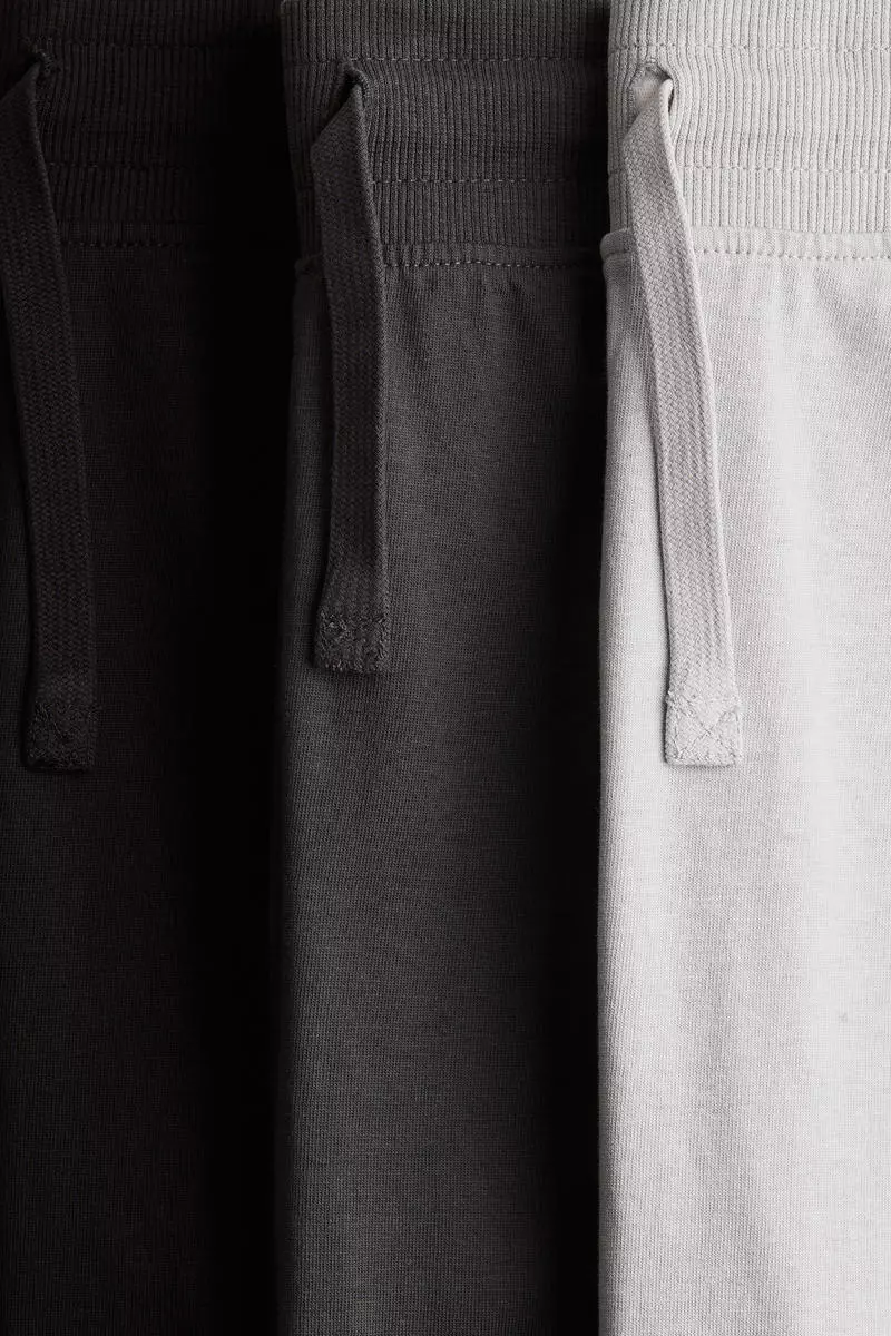 3-pack cotton jersey joggers