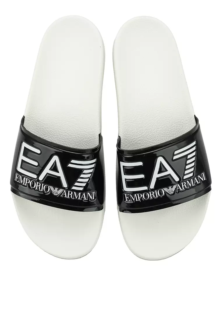 Mens ea7 sliders on sale