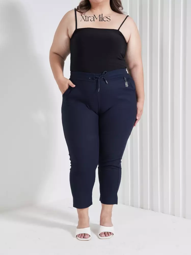 xtramiles Ladies pants bellen pants navy