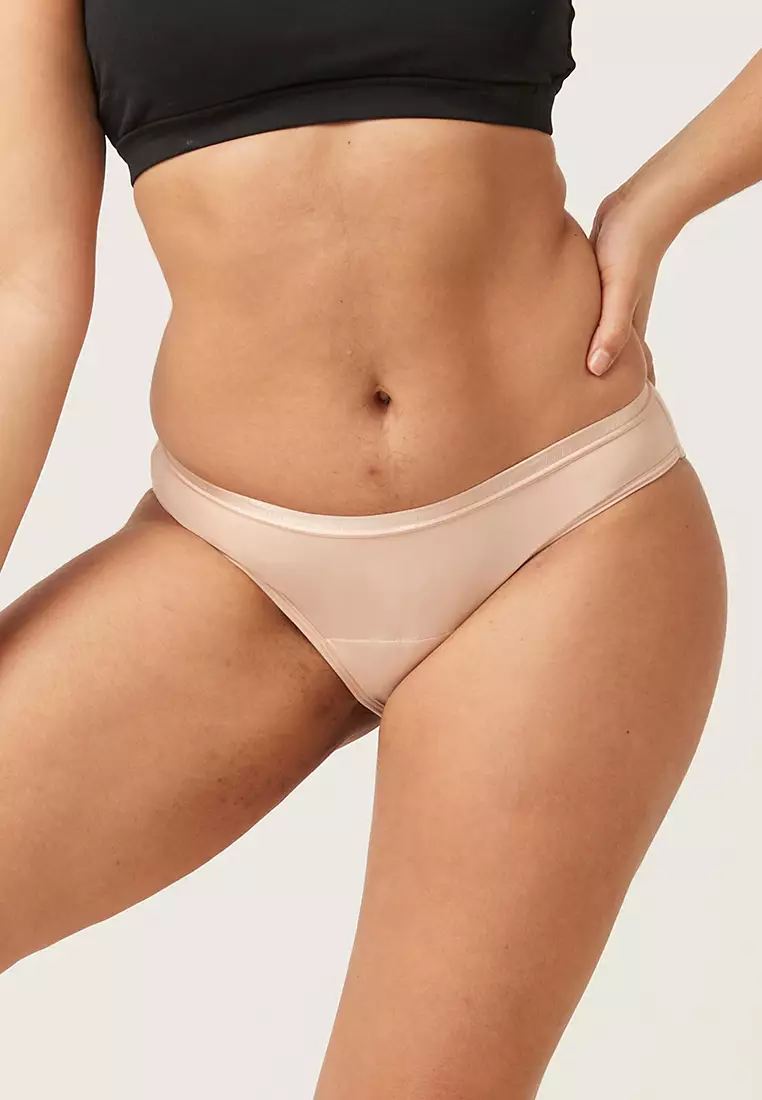 Buy Modibodi Sensual Hi-waist Period Undies Light/Moderate - Beige Online