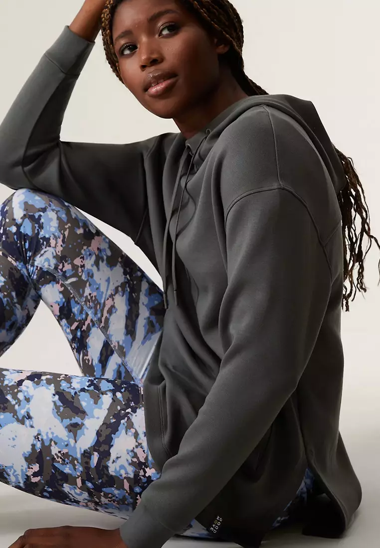 Hooded Relaxed Long Sleeve Yoga Hoodie