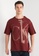 Calvin Klein red Relaxed Logo Print Tee - Calvin Klein Jeans Apparel 4DC29AA9FE5742GS_1