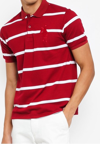 Jual Fidelio Horse Riding Stripes Polo Shirt Original 