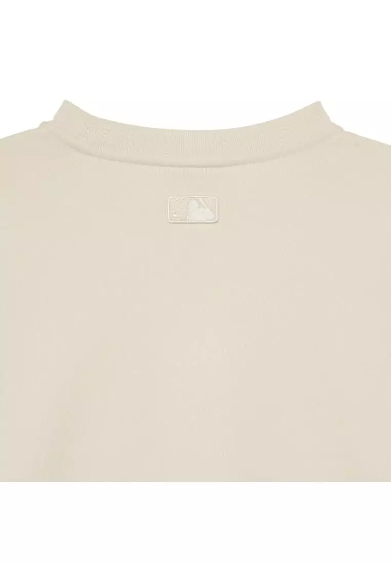 WOMEN HEART CROP SWEATSHIRTS NEW YORK YANKEES