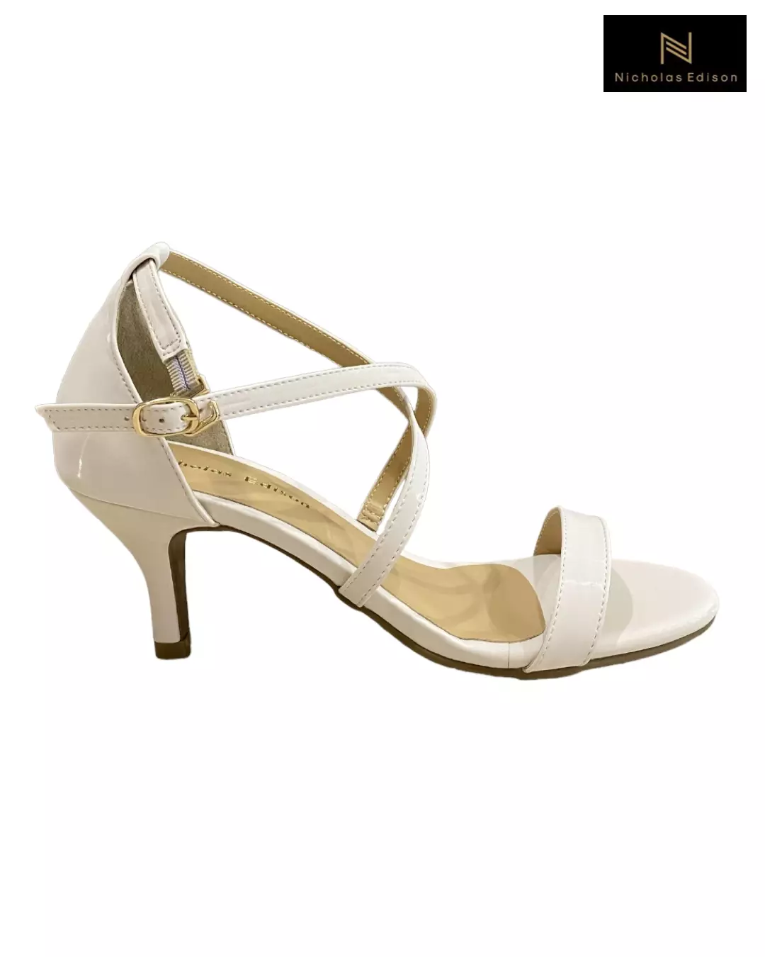 Nicholas Edison Heel Kirana White