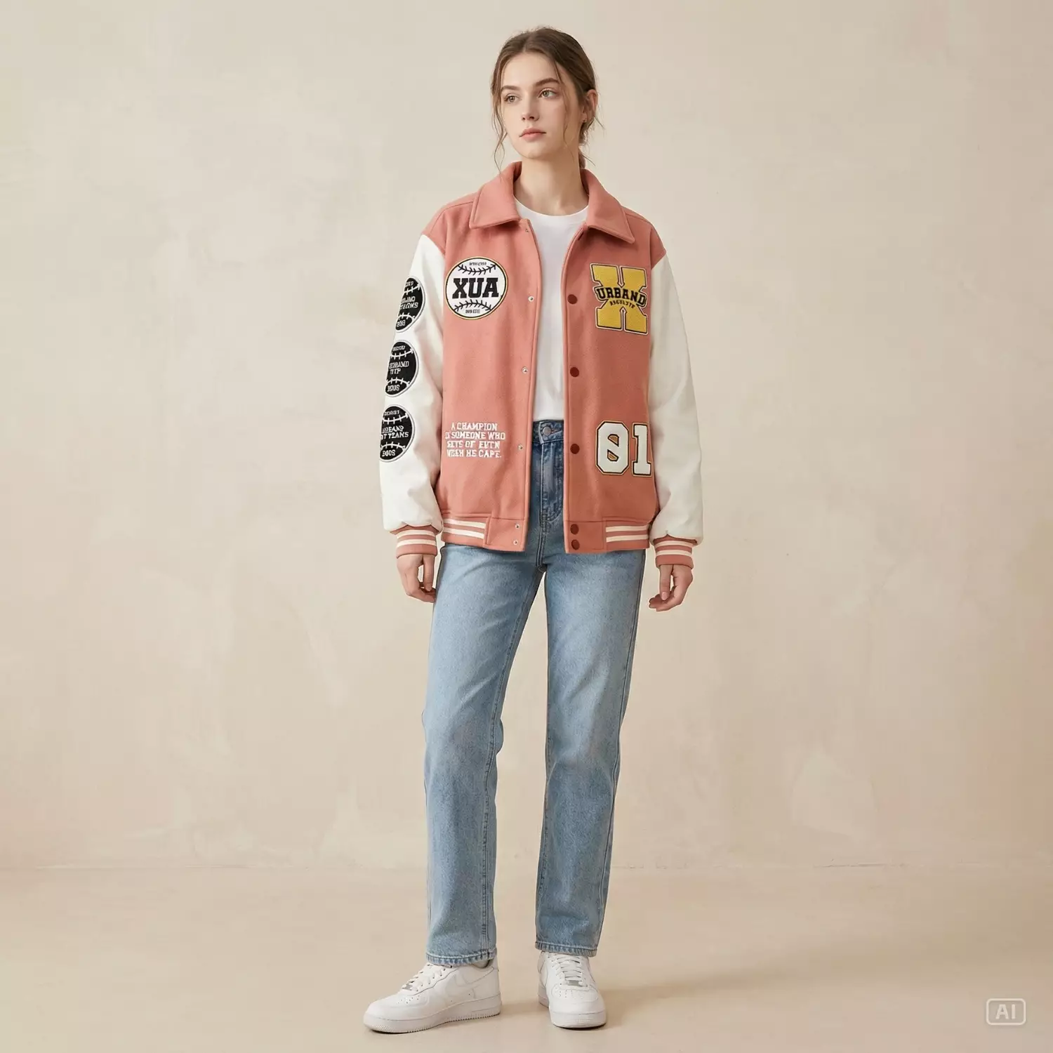 Jaket Varsity Wanita