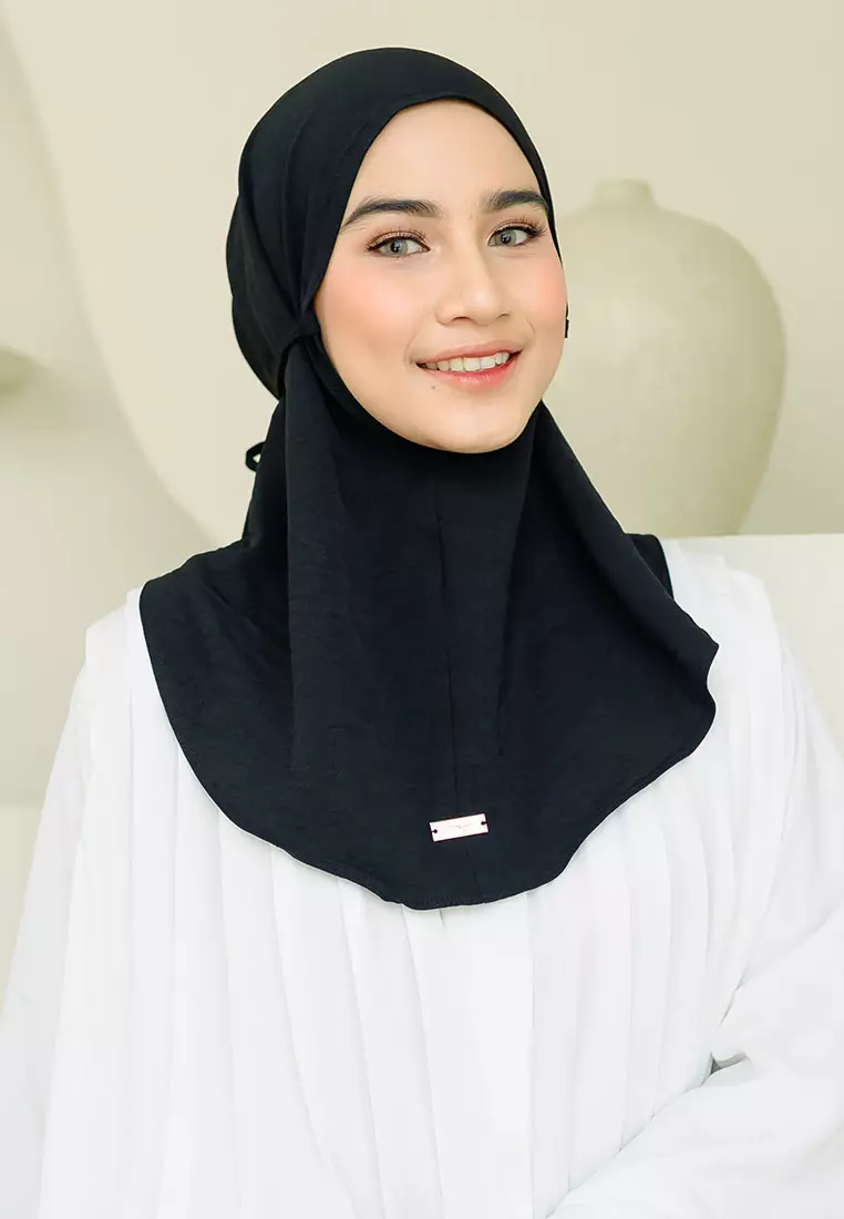 Lozy Hijab - Nayya Instan Black