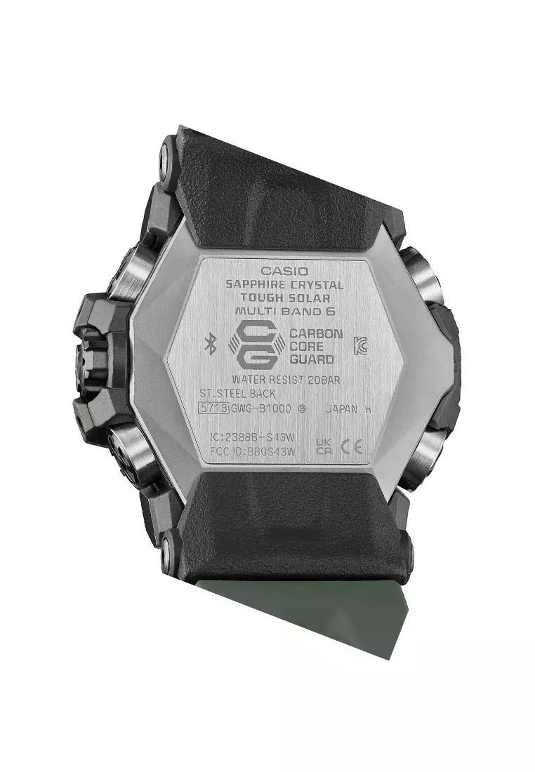 Casio G-SHOCK Jam Tangan Pria - Green Black - Resin - GWG-B1000-3ADR