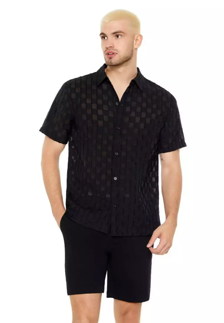 Checkered top forever 21 cheap