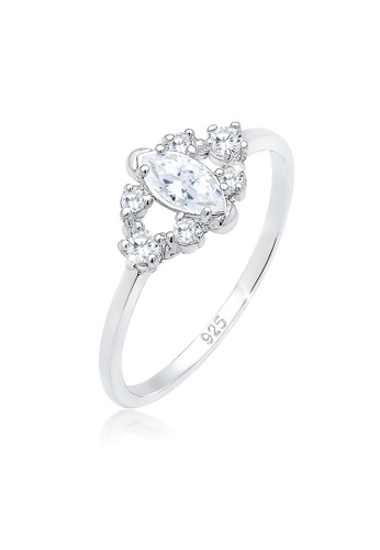 Buy Elli Germany Elli Germany Ring Classic Zirconia Gemstone 925 Sterling Silver Online On Zalora Singapore