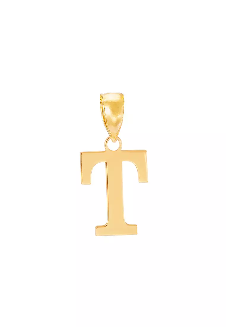 HABIB 916/22K Yellow Gold Alphabet Pendant STP060723(T)