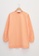 LC WAIKIKI orange Crew Neck Straight Long Sleeve Oversize Women's Sweatshirt Tunic 49B2FAA99CEF08GS_6