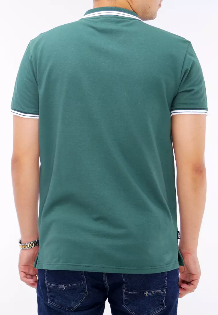 Collared Waffle Tee Short Sleeve