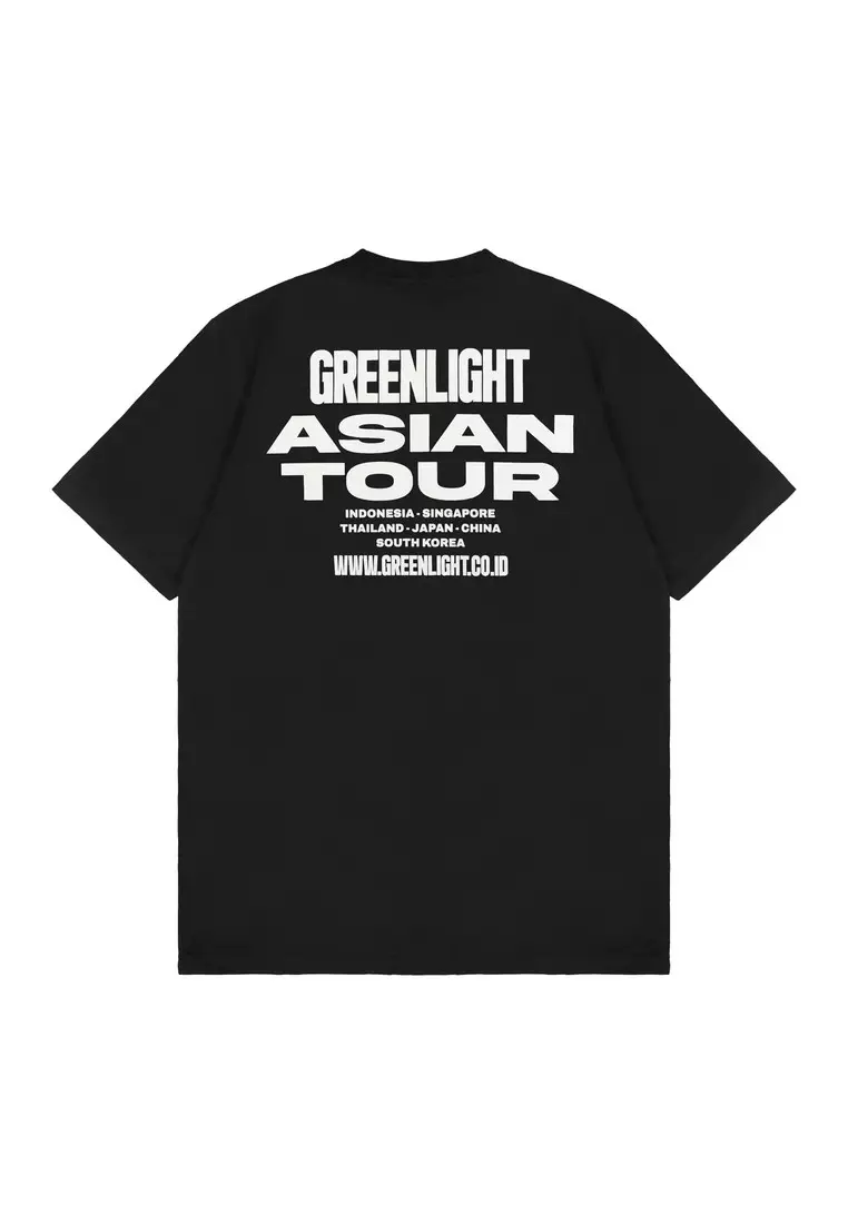 Greenlight Men's T-Shirt Short Sleeve Regular Fit Cotton Logo Script Gino C081224