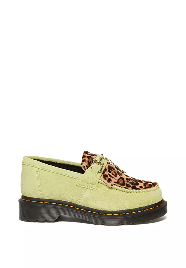 Discount on Dr. Martens  shoes - SKU: Adrian Bone Snaffle Desert Oasis Suede Loafers - Women