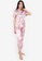 F.101 pink Printed Short Sleeve Pajama Set 759A3AAA56C7DEGS_1