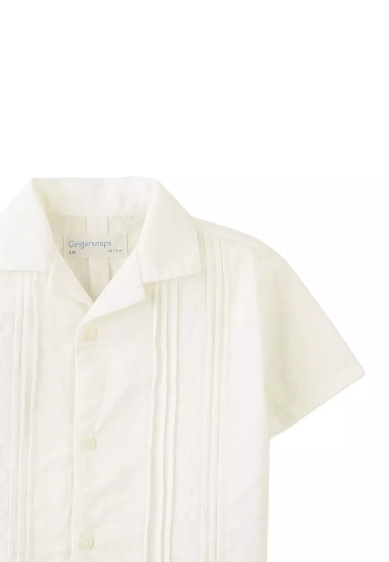 Baby David Embroidered Guayabera Shirt