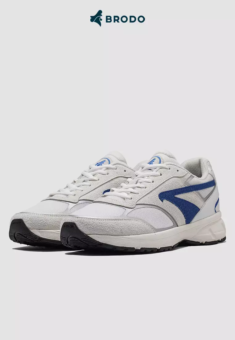 BRODO - Sneakers Ace Nova White Blue OWS