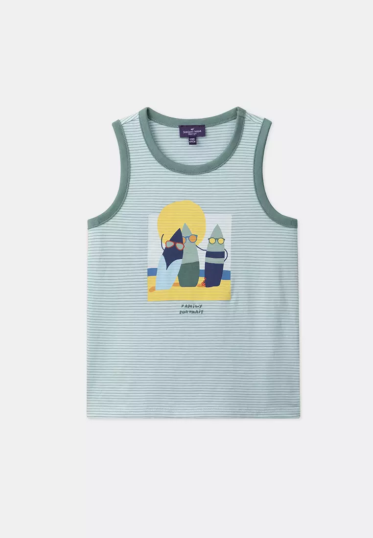 TANK TOP WATER GREEN SURF BOARDS