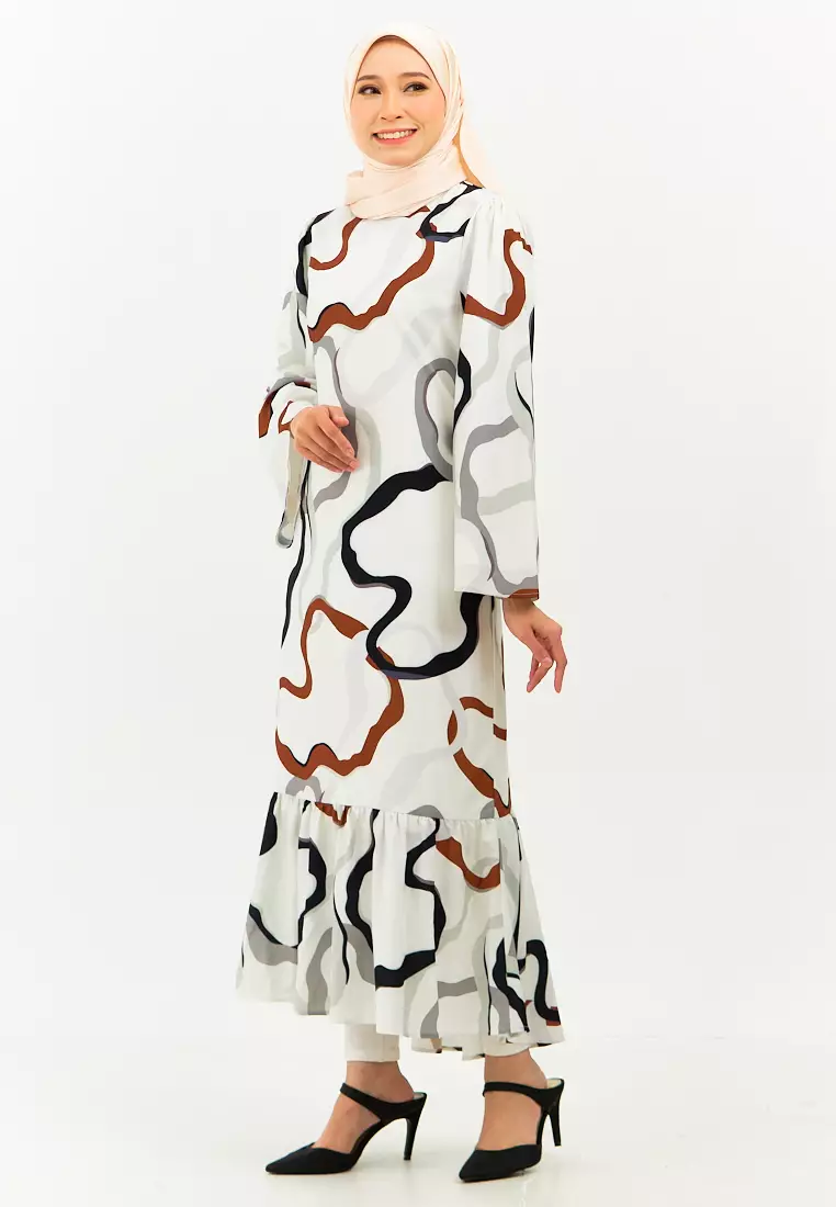 Mable Printed Dress