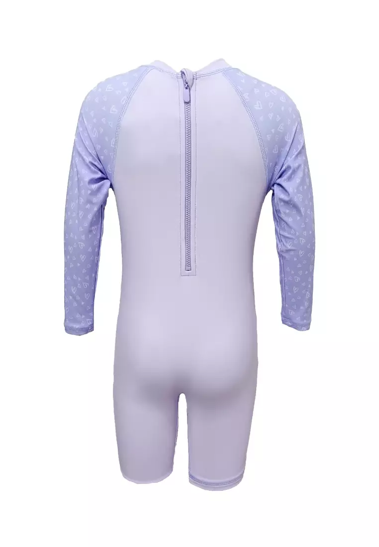 Sofia the First Bodysuit with UPF 50 Swimwear for Kids Girls