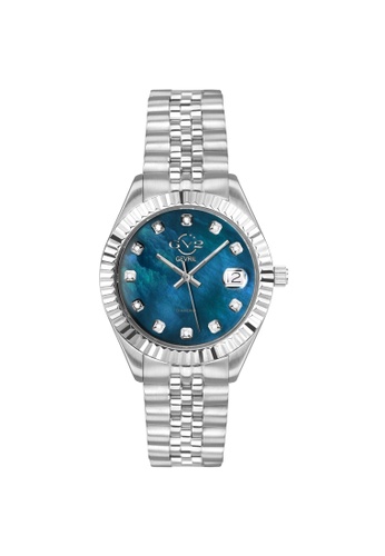 Gevril silver GV2 Naples Women's  Dial Two Tone Watc 3E0A3AC90CDBBFGS_1