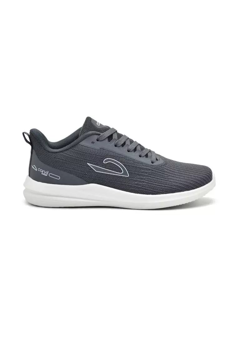 Carvil Sepatu Pria Clovis-SM Dark Grey