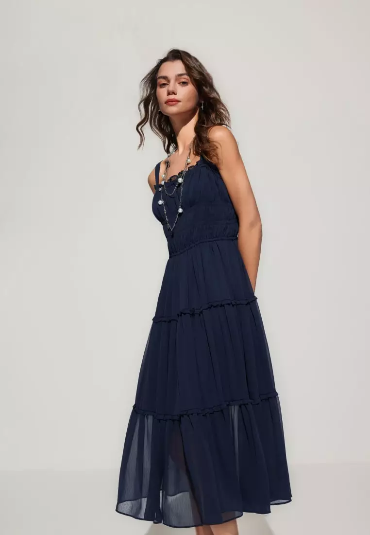 G2000 Smocked Tiered Maxi Dress